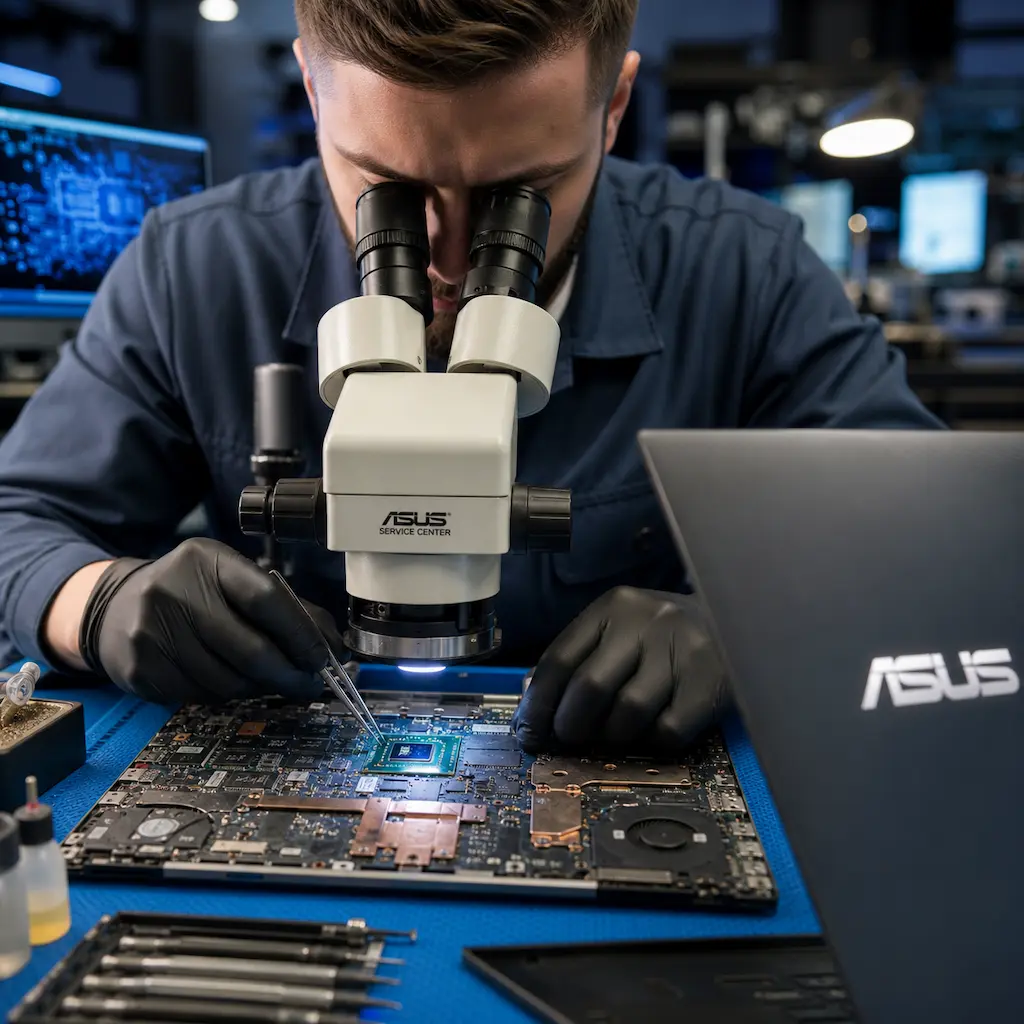 Замена видеокарты ноутбука Asus в Калининце