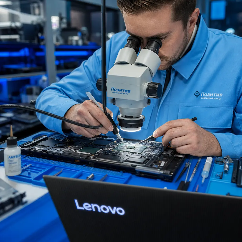 Замена видеокарты ноутбука Lenovo в Калининце