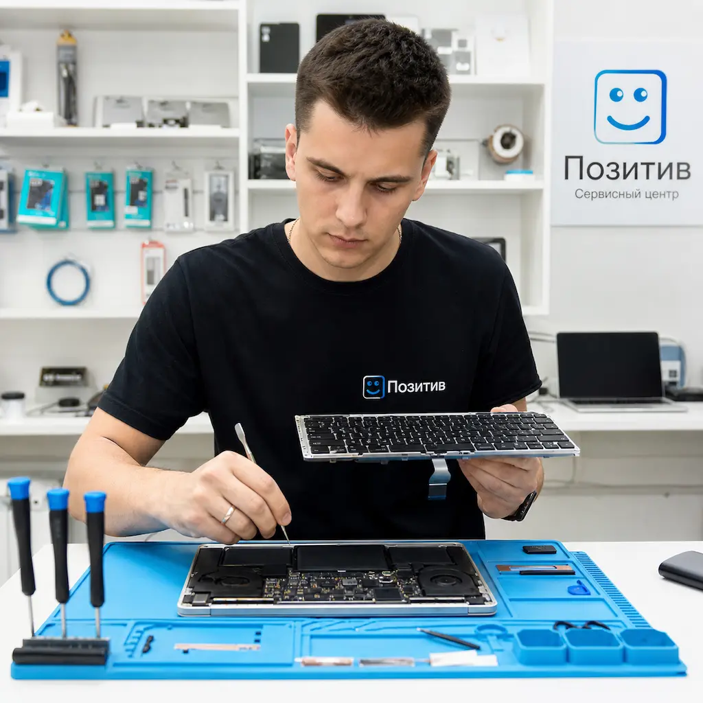 заменить клавиатуру на Apple Macbook в Калининце