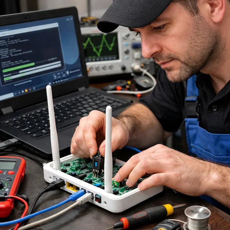 Перепрошивка WiFi роутера в Калининце