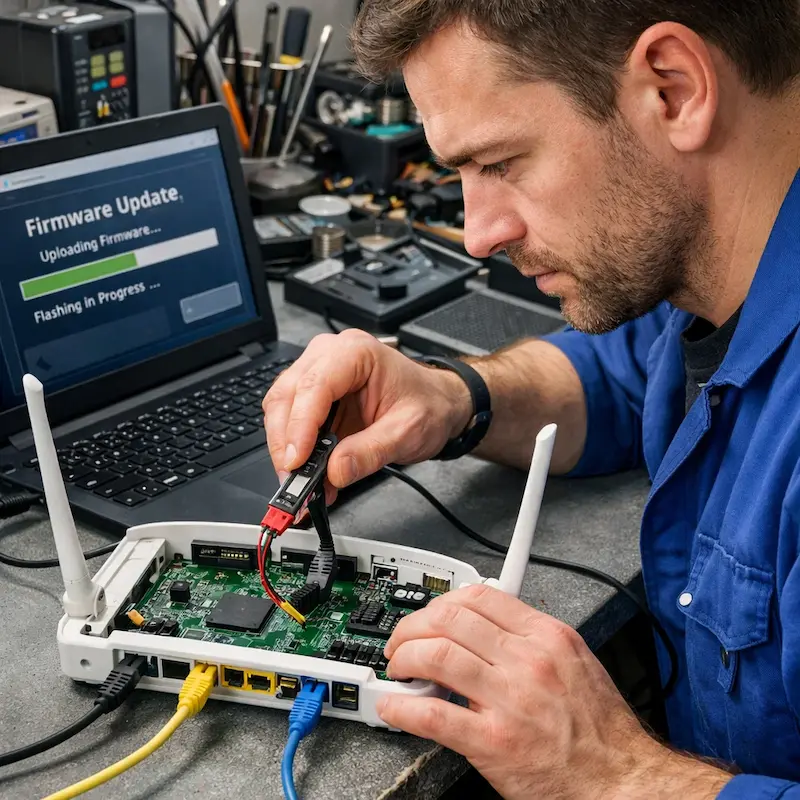 Обновление прошивки роутера в Калининце