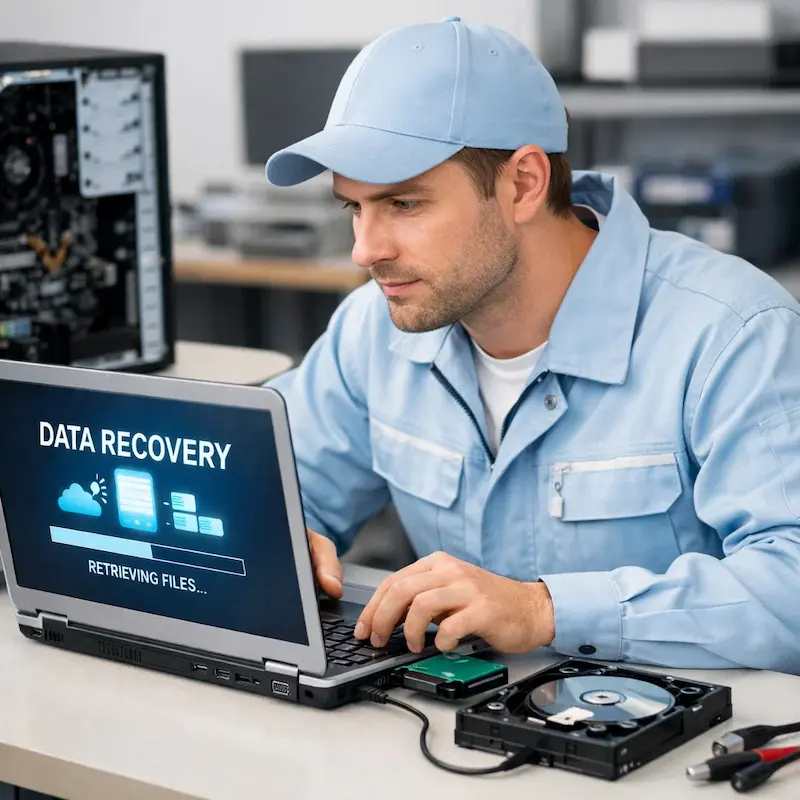 Восстановление данных и файлов в Калининце