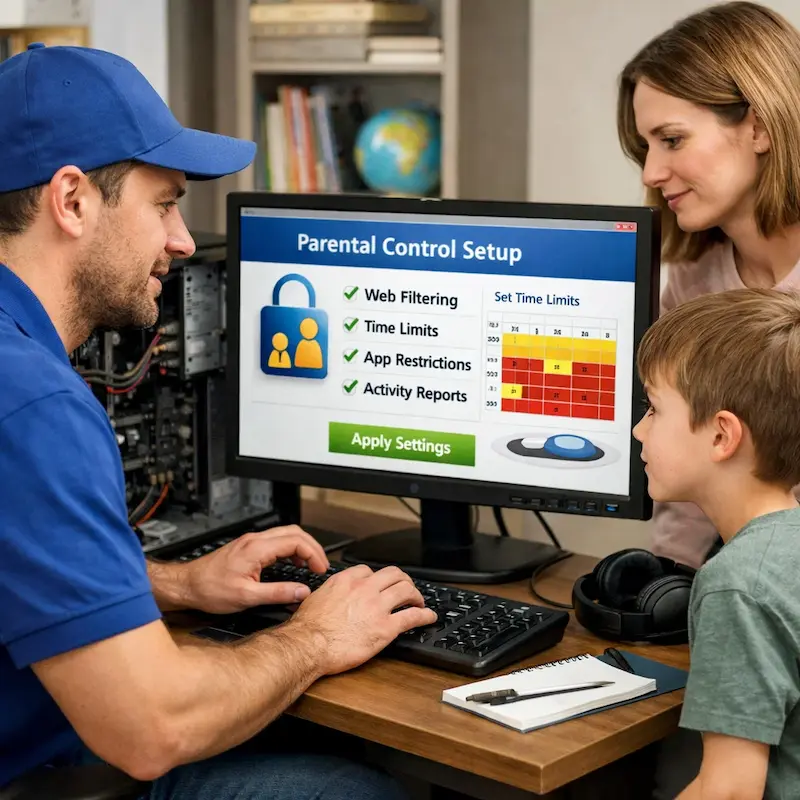 установка родительского контроля в Калининце