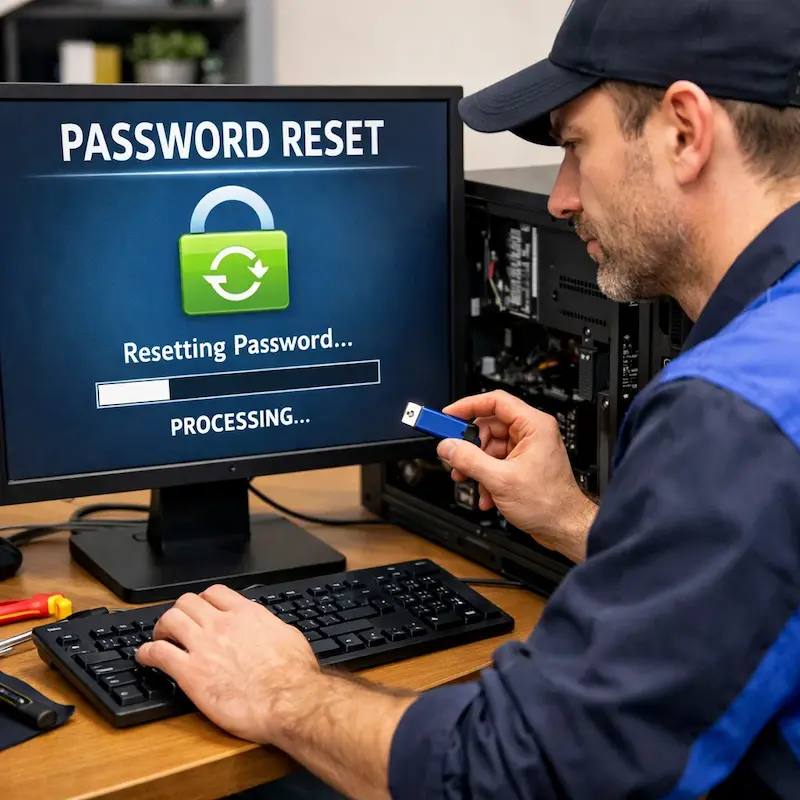 Удаление пароля на компьютере в Калининце