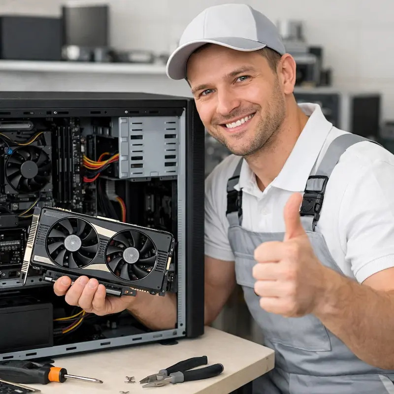 Замена видеокарты ПК в Калининце