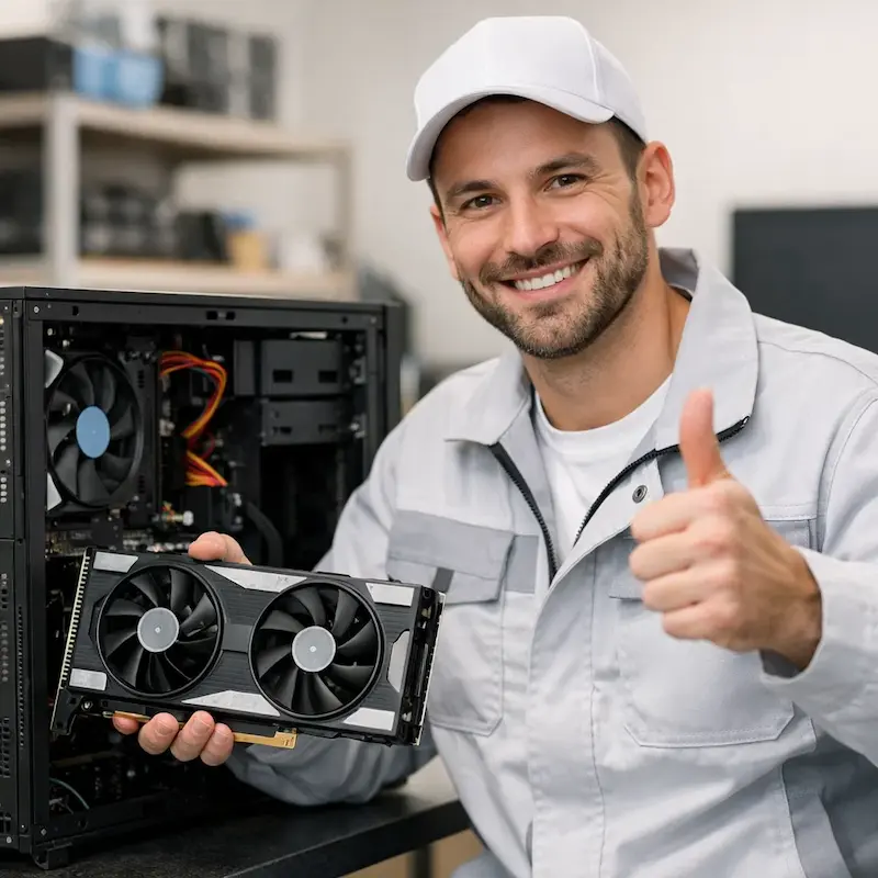 установка видеокарты на ПК в Калининце