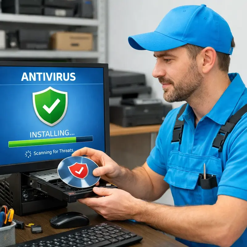 Установка антивируса в Калининце на дому